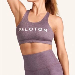 Peloton Embrace Heathered Purple Sports Bra Sz S